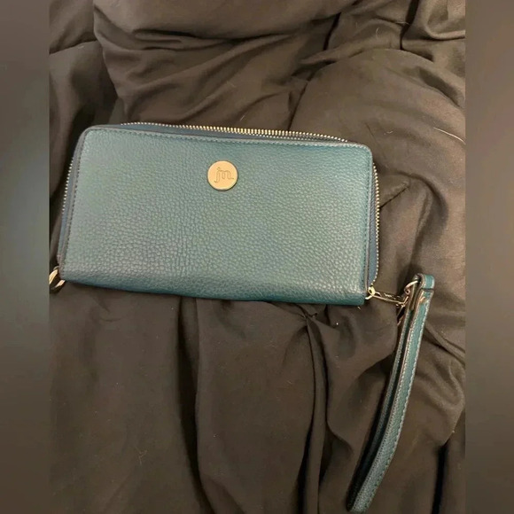Jessica Moore turquoises/blue green wallet - Picture 1 of 5
